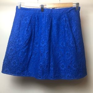J Crew A-Line Lace Skirt